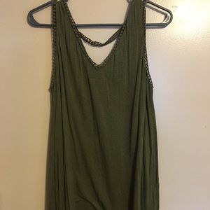 Lane Bryant green tank